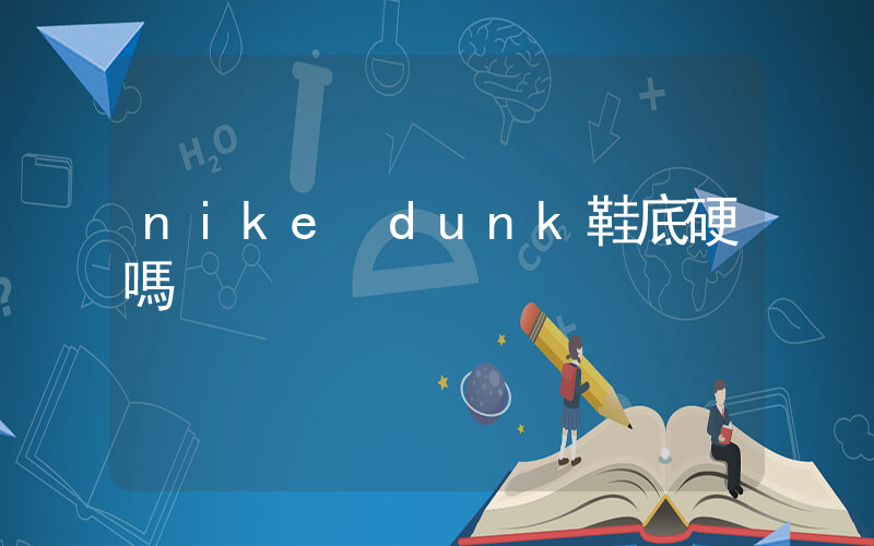 nike dunk鞋底硬嗎插圖
